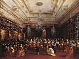 Francesco Guardi Famous Paintings - Ladies Concert at the Philharmonic Hall